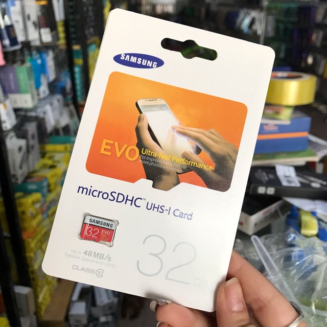 Thẻ nhớ 32Gb samsung chạy cam thoải mái
