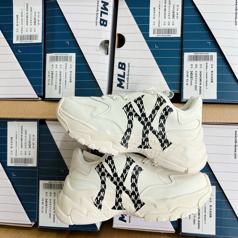 GIÀY MLB CHUNKY MONOGRAM LT FULL BOX