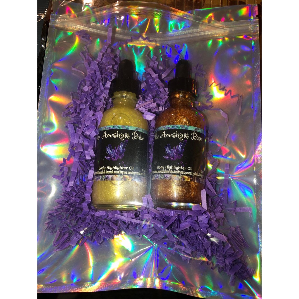 Set 10 túi đựng đồ màu laser khóa kéo tiện dụng