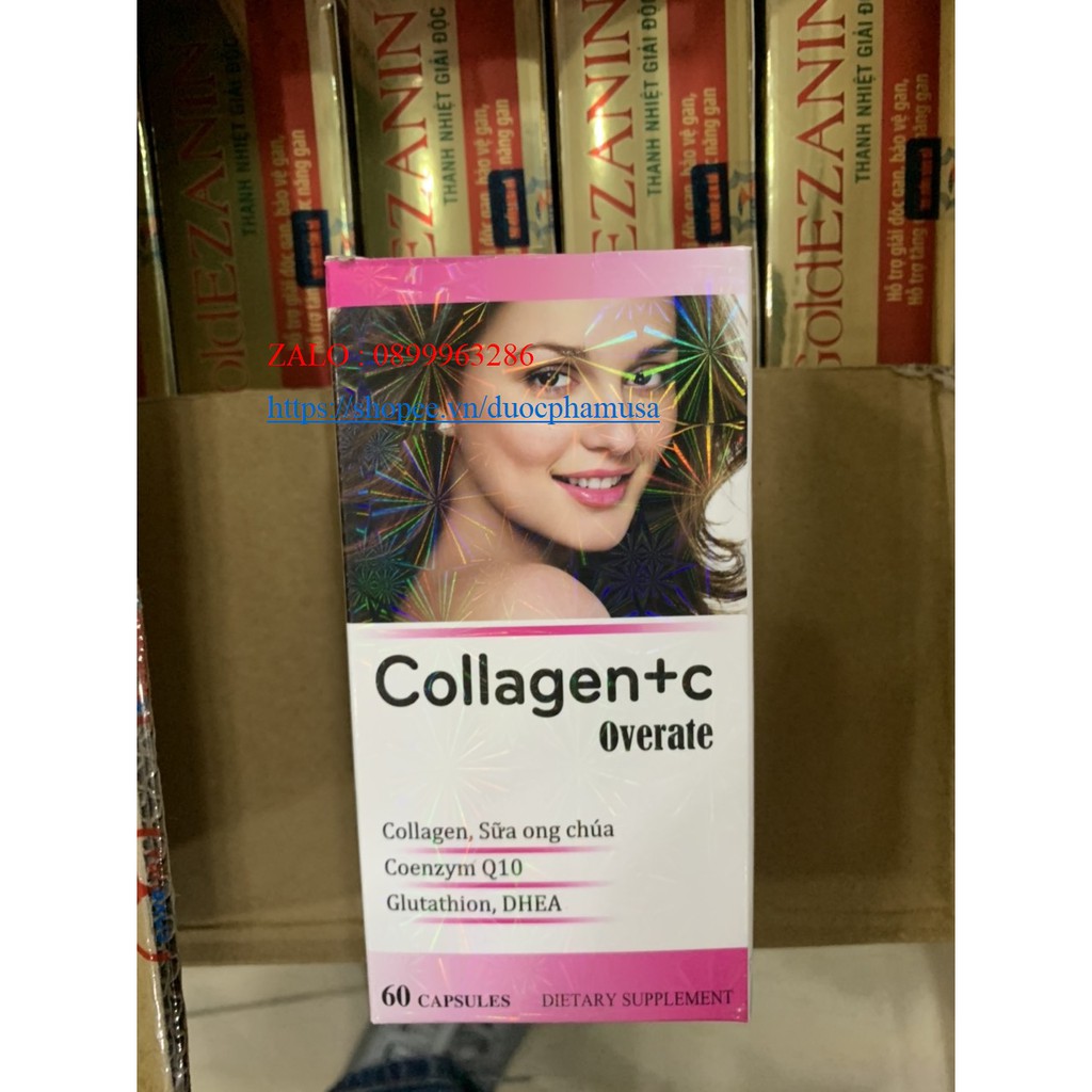 Collagen +C overate Giúp chống oxy hóa, chống lão hóa, giúp giảm thâm nám . | BigBuy360 - bigbuy360.vn