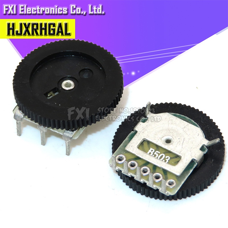 Set 10 Chiết Áp B102 B103 B203 B503 B1K B10K B20K B50K 3Pin / 5Pin 16 * 2mm