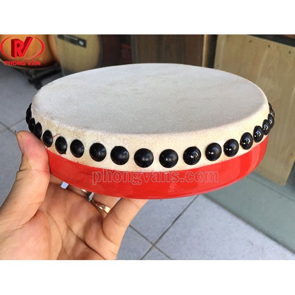 Trống mảnh gỗ mặt da kích thước 15cm, 18cm, 20cm