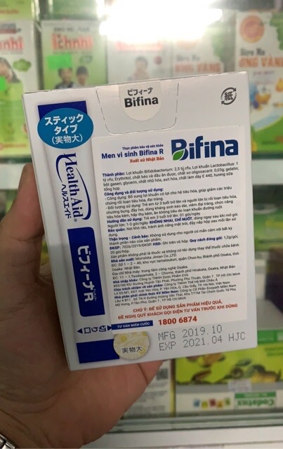 (CÓ TEM CHÍNH HÃNG) Men vi sinh Bifina R (Nhập khẩu Nhật Bản)