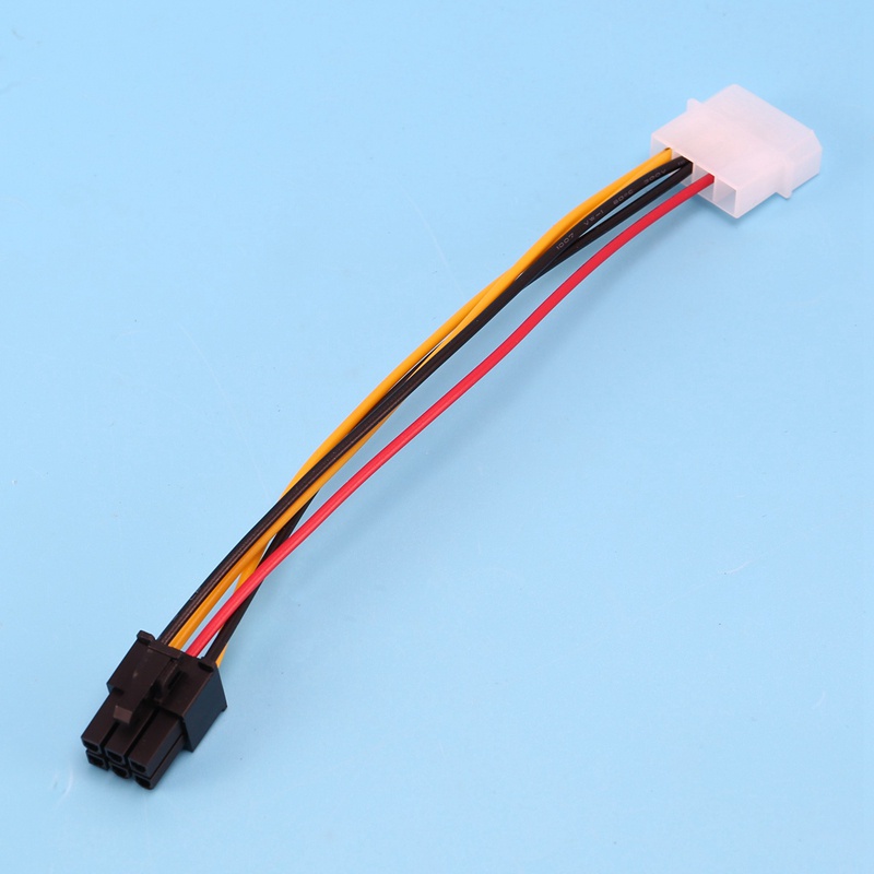 Cáp Nguồn Chuyển Đổi 4-Pin Đực Sang 6 Pin Cái Cho PCIe PCI Express