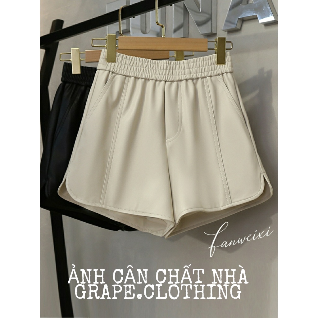 [ Hàng Loại 1 ] Quần Đùi Da Nữ , Short Da Nữ Cao Cấp Hàng Quảng Châu
