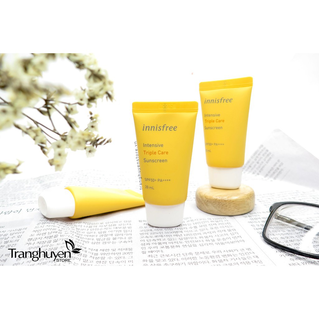 Kem Chống Nắng Innisfree Perfect UV Protection Cream Triple Care SPF50+/PA+++ 20ml [ AUTH ]