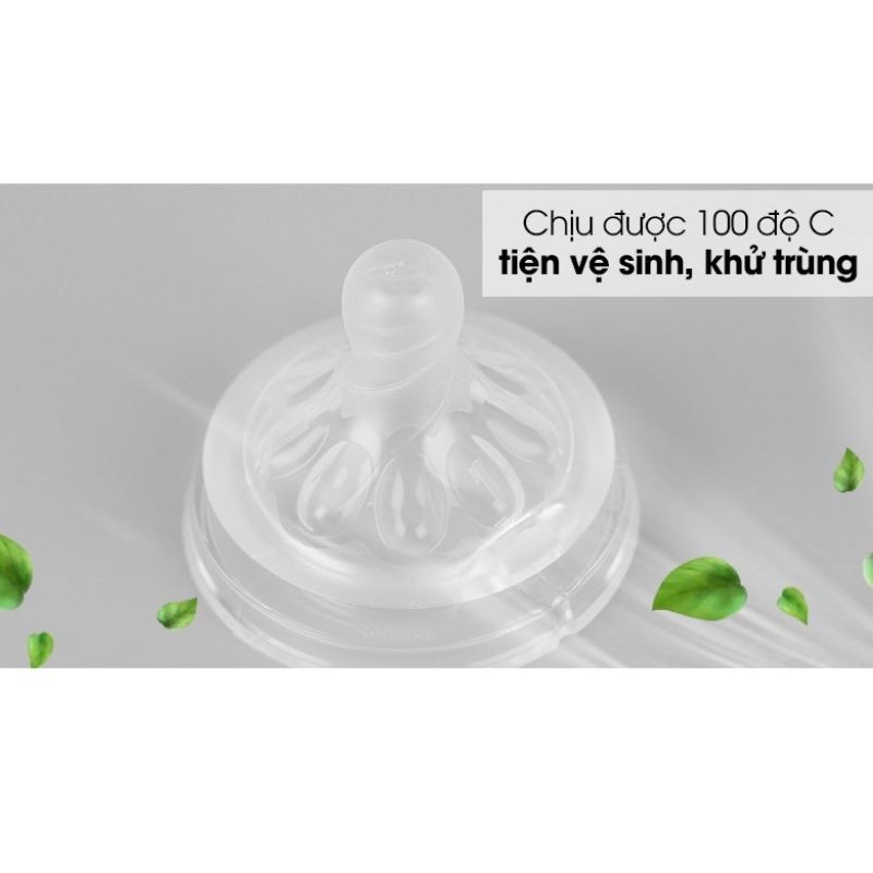 Núm ti Philips Avent Natural đủ size cho bé