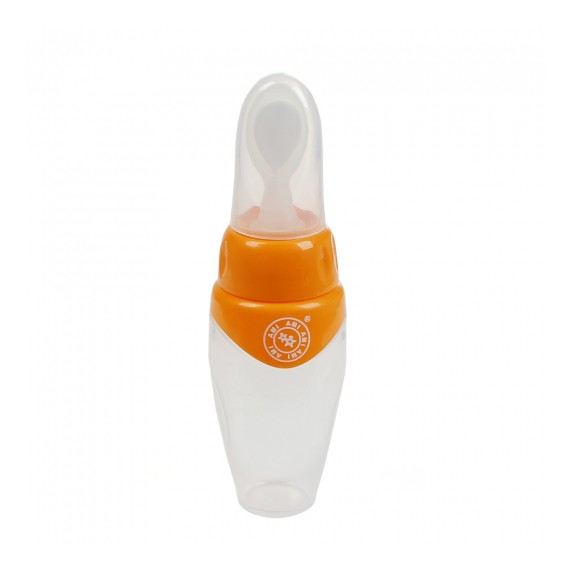 Bình muỗng ăn dặm silicone mềm 150ml
