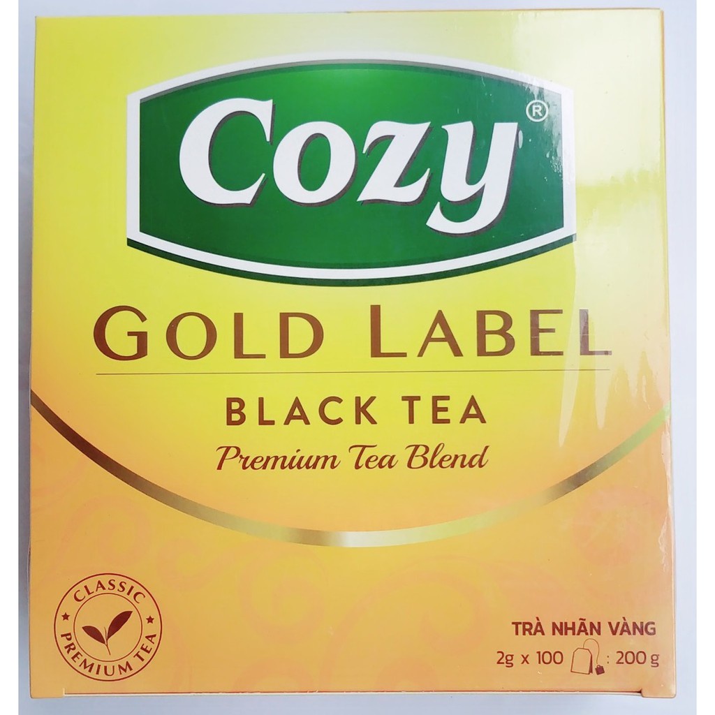Trà Cozy-Trà Vàng Cozy Gold Label – 100 Túi