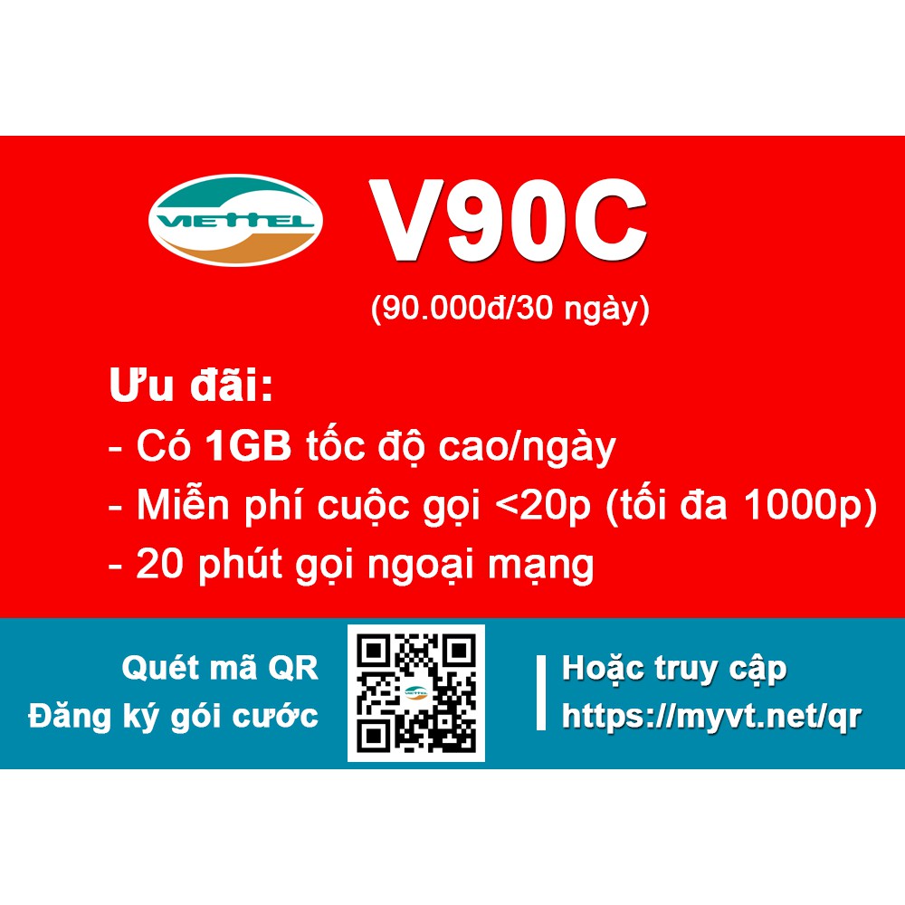 Sim 4G Viettel đăng ký được V120N, V90C, V70C, V120, v.v..