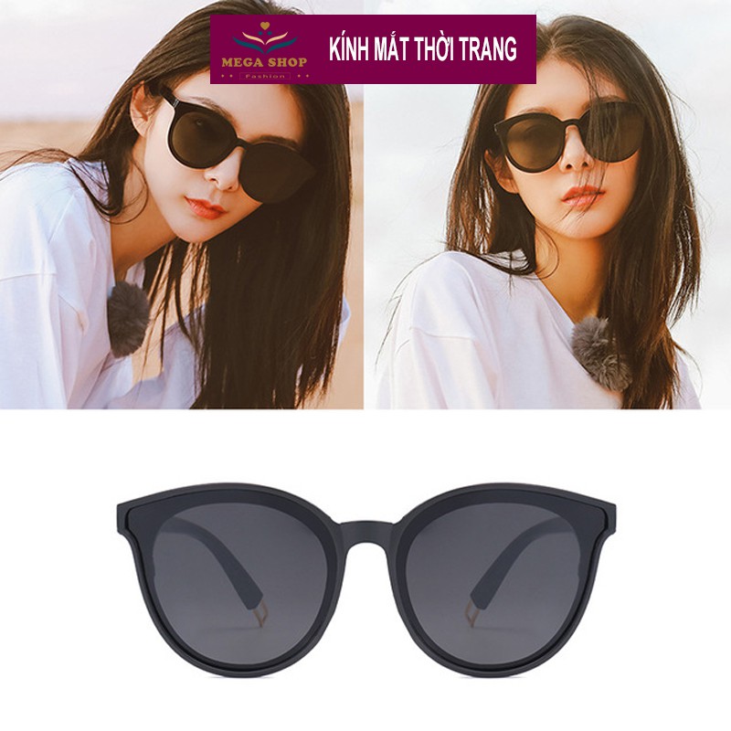 Kính râm màu đen cho nam và nữ phong cách, kính mới Hàn Quốc mặt tròn phân cực mặt trời, giá cực tốt | BigBuy360 - bigbuy360.vn