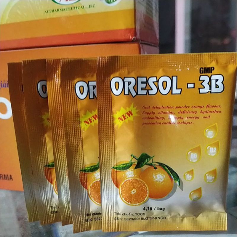 Hộp 40gói Oresol- 3B bù nước điện giải bồi bổ sức khỏe sinh lực