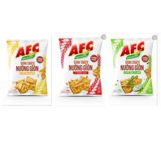 BÁNH SNACK NƯỚNG GIÒN AFC 45G VỊ NGUYÊN BẢN/ PHÔ MAI CHEDDAR/ KEM CHUA VÀ HÀNH