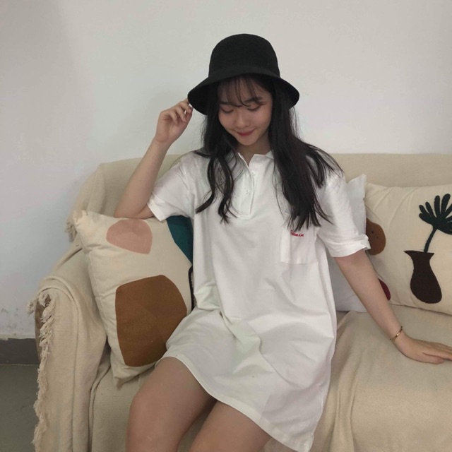 V164- váy polo ngắn túi trước 9509