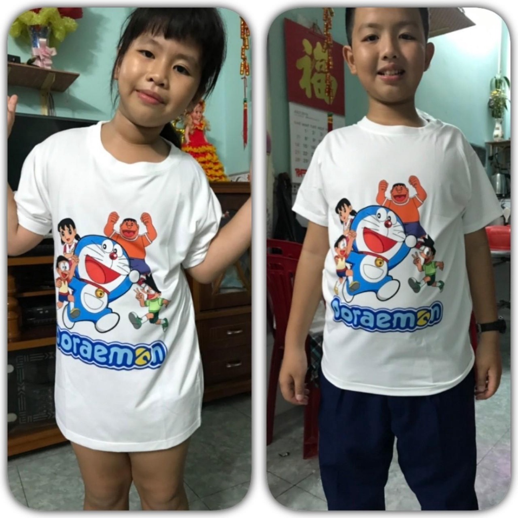 Áo thun Doremon bé trai bé gái