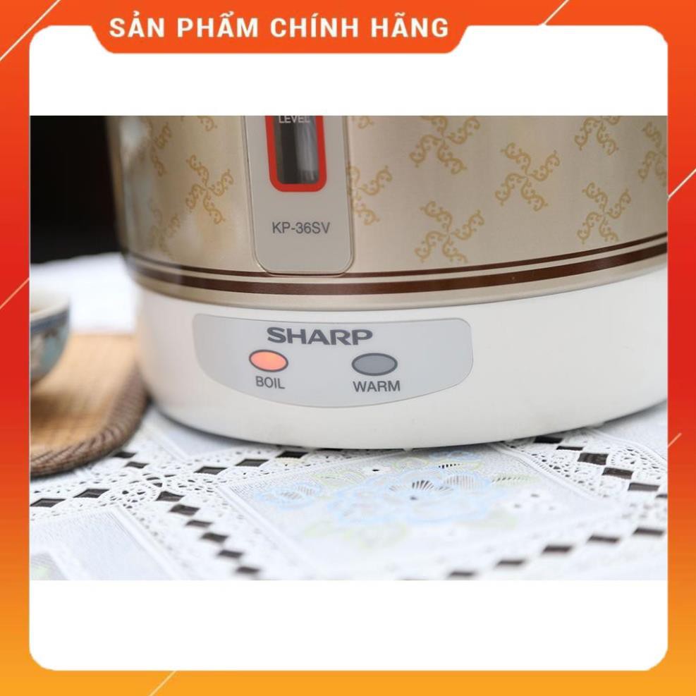 [Hỏa tốc 1 giờ] [FREESHIP] Bình thủy điện Sharp KP-30STV RB 2.9L - Hàng chính hãng, BH 12 tháng