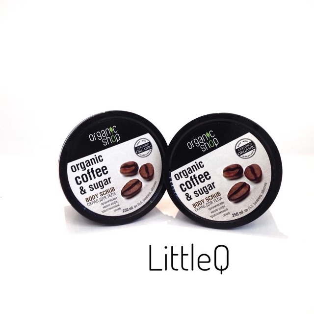 Tẩy da chết body Organic shop ( hàng có bill )