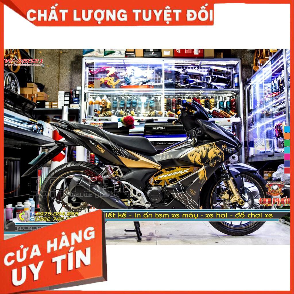 Tem Trùm Winner X150 Cực Ngầu Đen Nhám