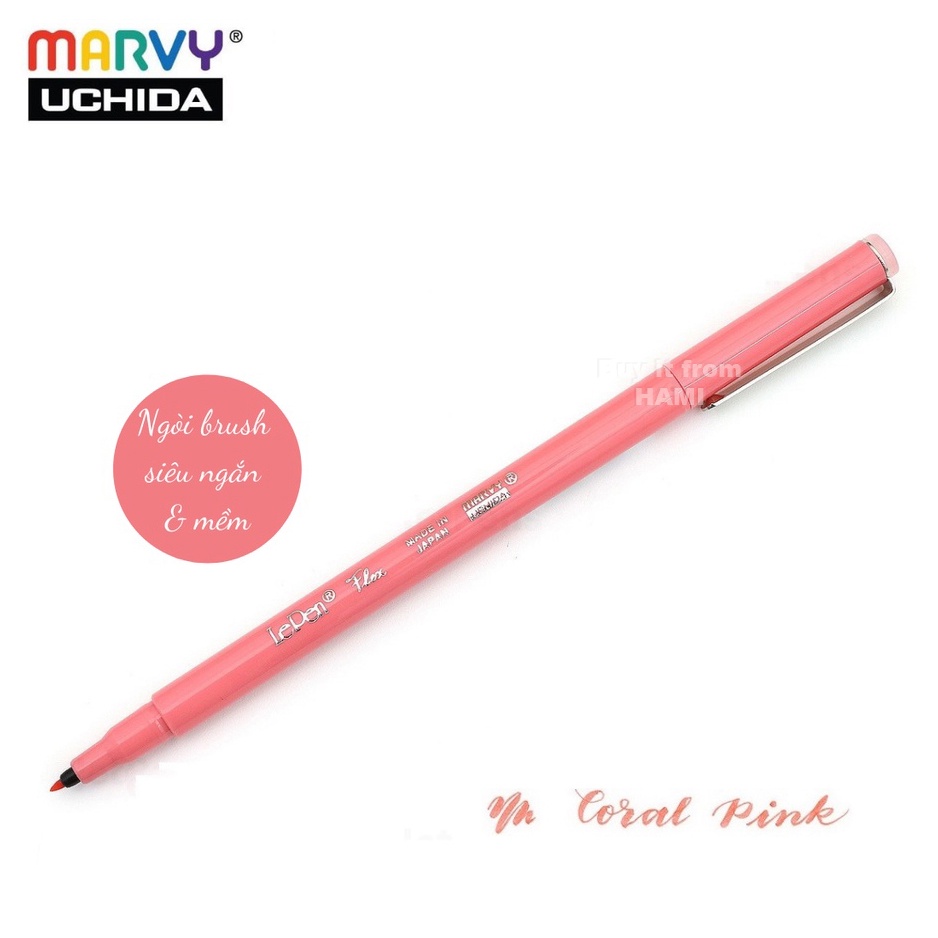 Bút ngòi cọ Marvy Lepen flex 4800 brush - Màu Pastel