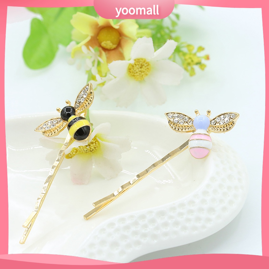 Kẹp tóc nữ hình chú ong đính đá thời trang