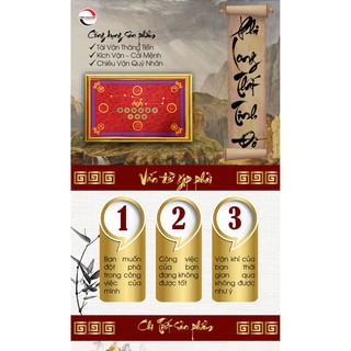 Tranh Phi Long Thất Tinh Đồ Trận -  Kích Vận, Chiêu Quý Thần, Vượng Làm Ăn - Phong thủy Tam Nguyên