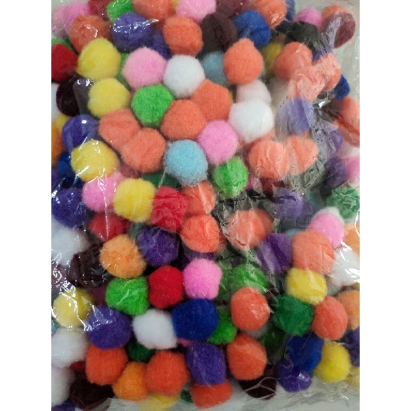 Hạt pom pom 1 bịch nhiều màu