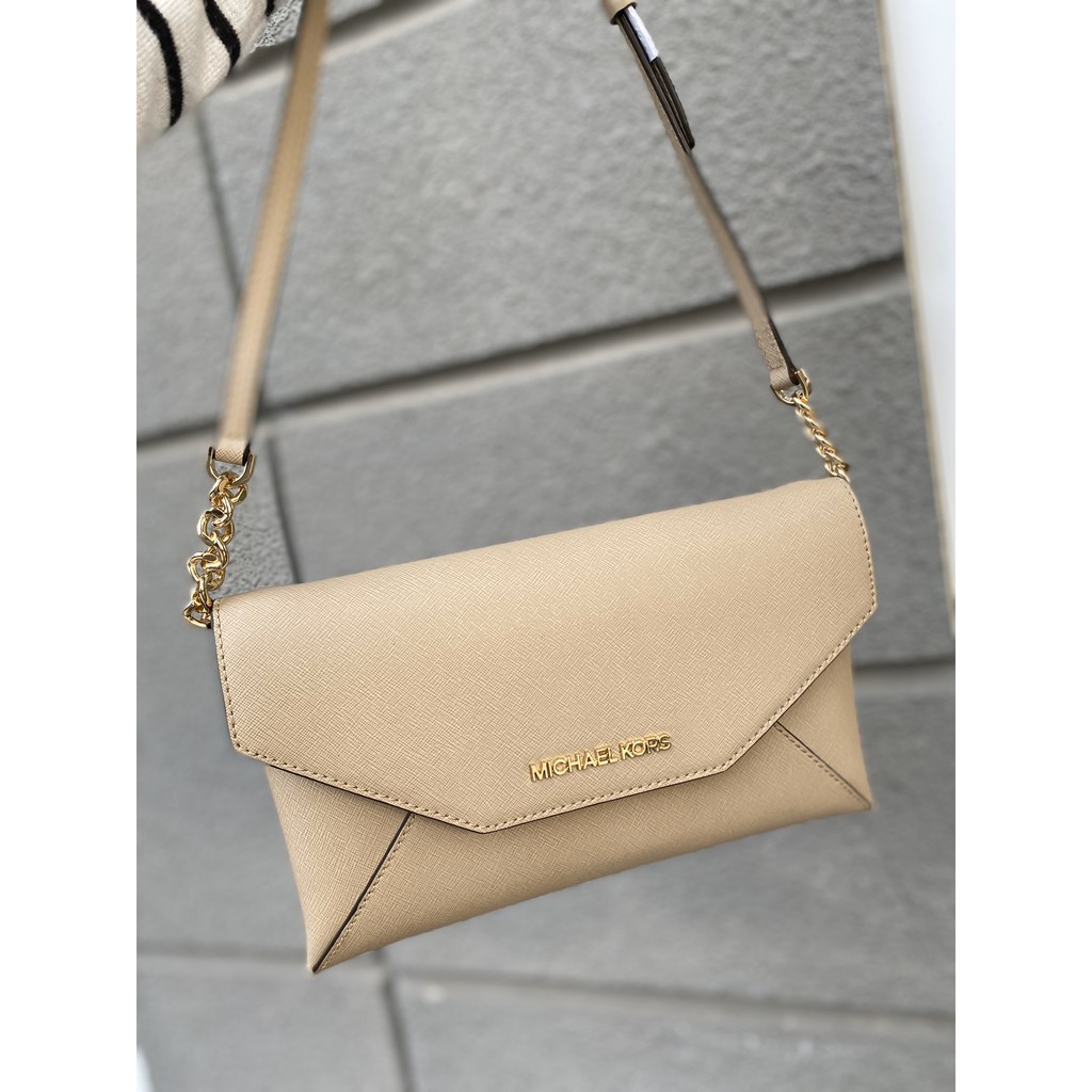 Túi xách nữ chính hãng Michael Kors mỏng gọn đẹp đeo chéo làm Clutch Mk đảm bảo đẹp hông chê đâu được