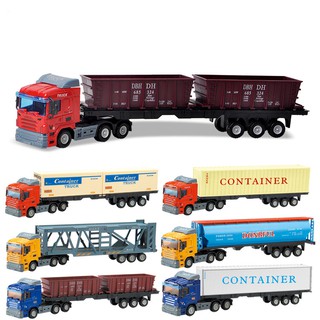 Children Toy Alloy Container Truck Tractor Tank Model Boy Toy