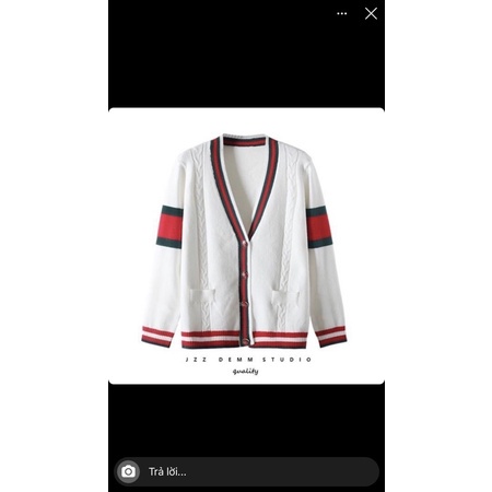 Áo cardigan kiểu dáng gucci 