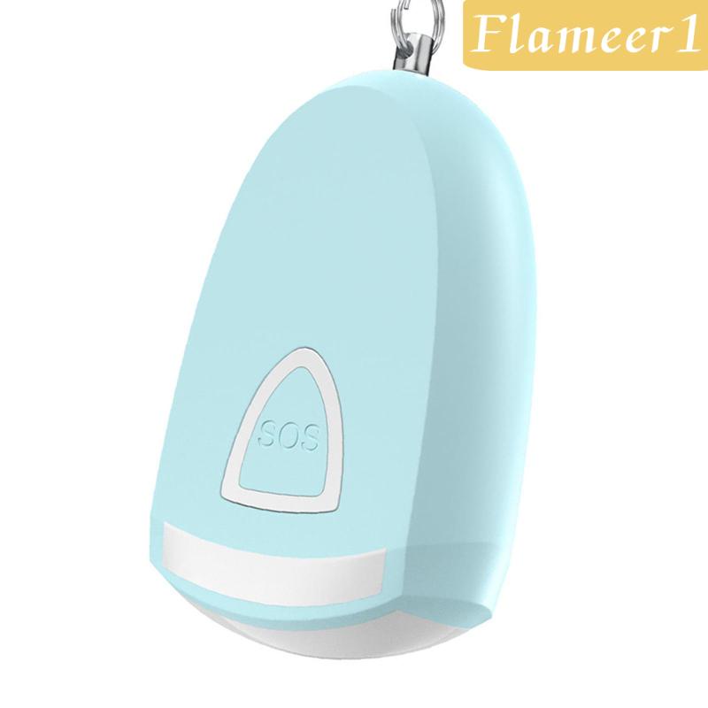 [Flameameer1] Móc Khóa Báo Động Cá Nhân Với Đèn Pin LED Khẩn Cấp Cho Nữ