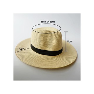 Mũ cói PANAMA vành to Unisex