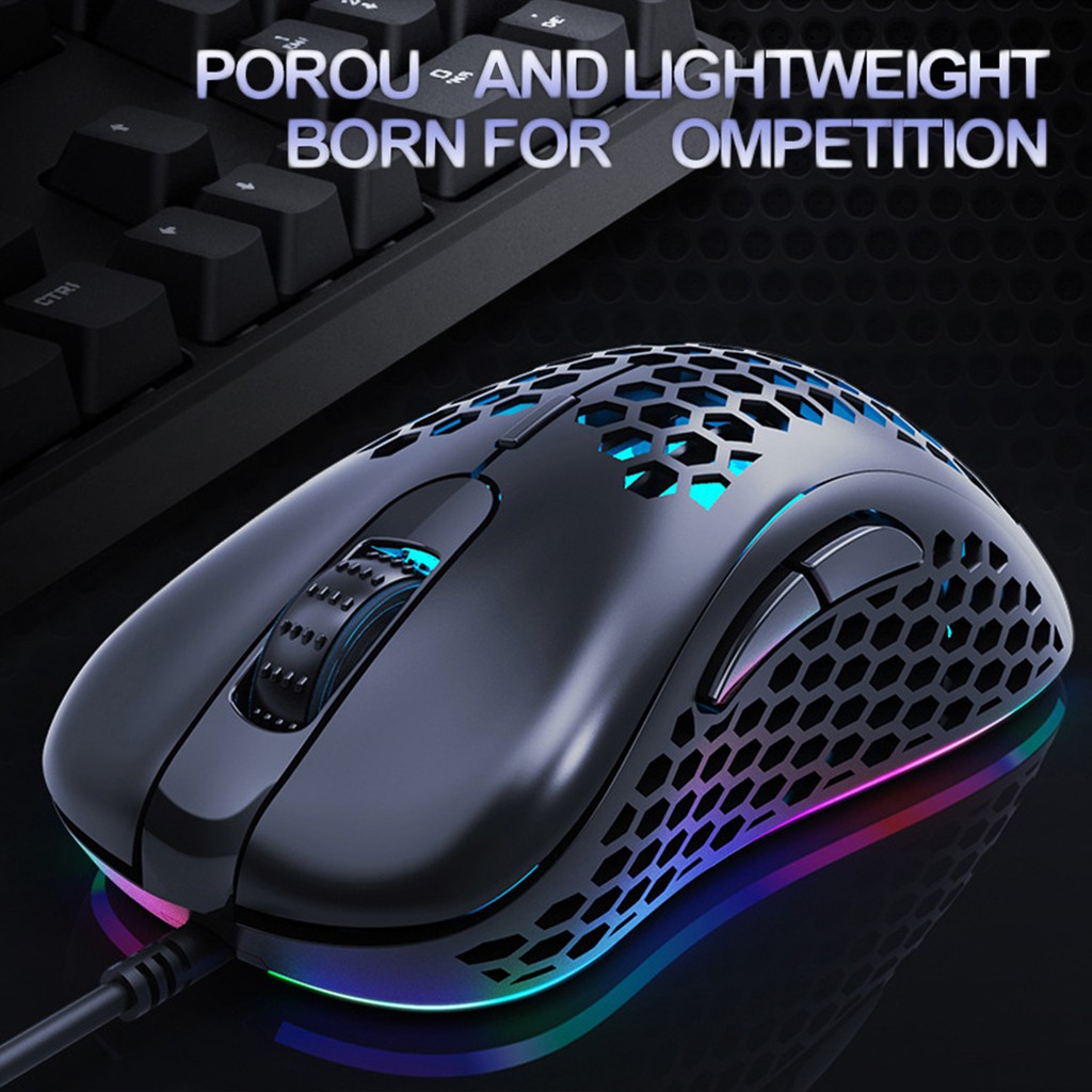 Chuột Gaming Hel + G540 Có Dây Đèn Led Phát Sáng Cho Máy Tính