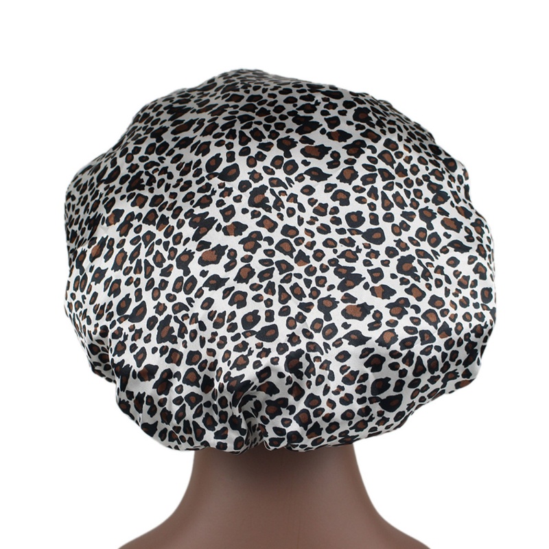 Mũ Turban Trùm Đầu Khi Ngủ Họa Tiết Da Báo / Ngựa Vằn Hợp Thời Trang