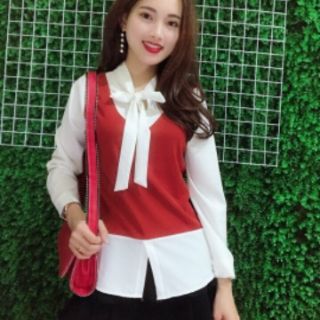Áo sơ mi pha len nữ tính