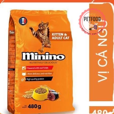 Thức ăn cho mèo Minino Tuna Flavored 480gr