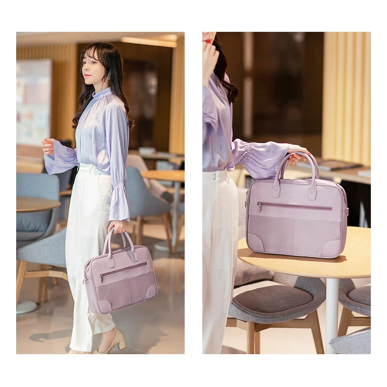 Túi xách Macbook, laptop, surface cho nữ thời trang có quai đeo - 13.3inch 14inch 15.6inch - J01