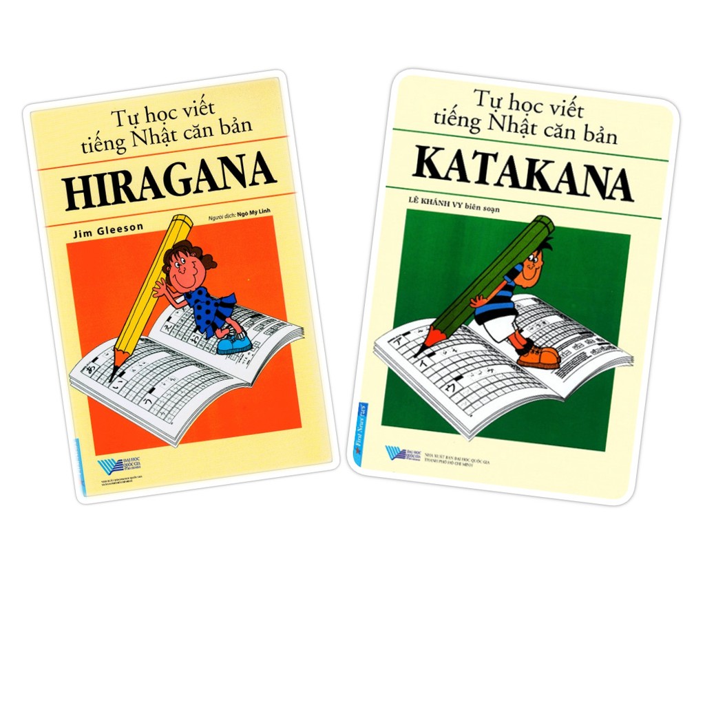 Sách - Combo Tự Học Viết Tiếng Nhật Căn Bản Hiragana + Katakana - First News