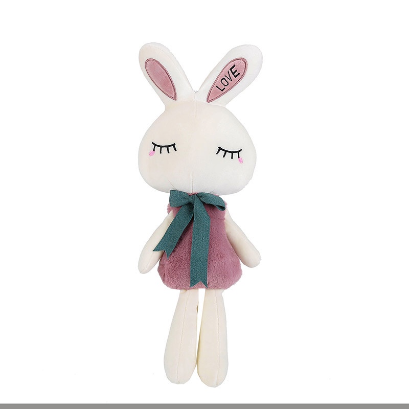 Thỏ  Love  thỏ  bông gấu  bông  cho bé mềm mịn  xinh  xắn dài 50cm