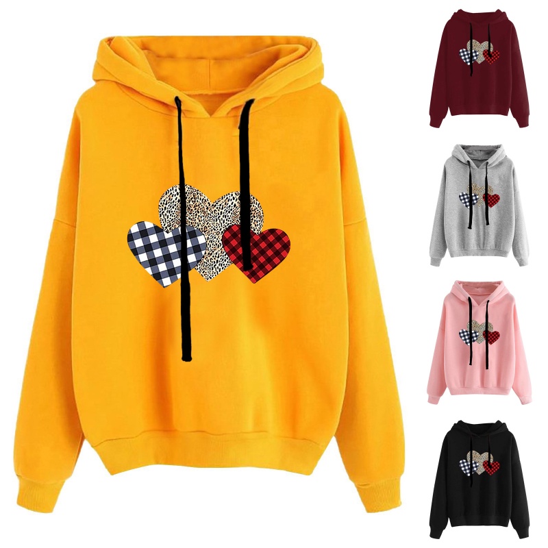 Áo hoodie dáng rộng in hình chim cú thời trang thu đông 2021