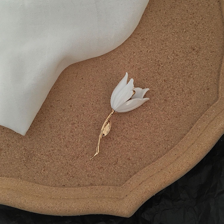 Trâm Cài Áo Hình Hoa Acrylic Đơn Giản Thời Trang Cho Nam Nữ