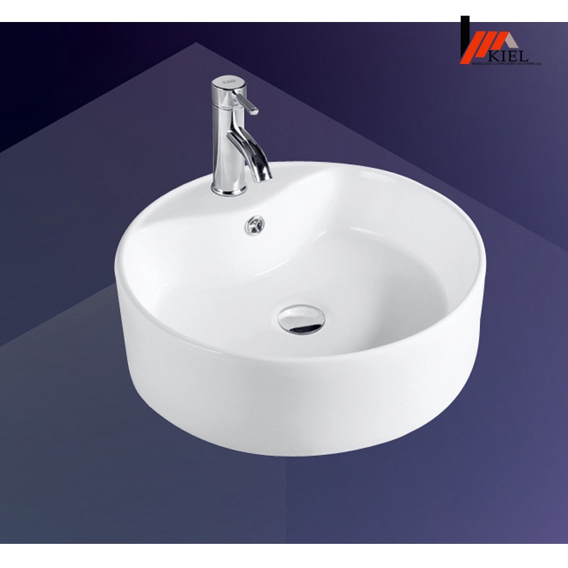 Chậu lavabo đặt bàn hình tròn cao cấp