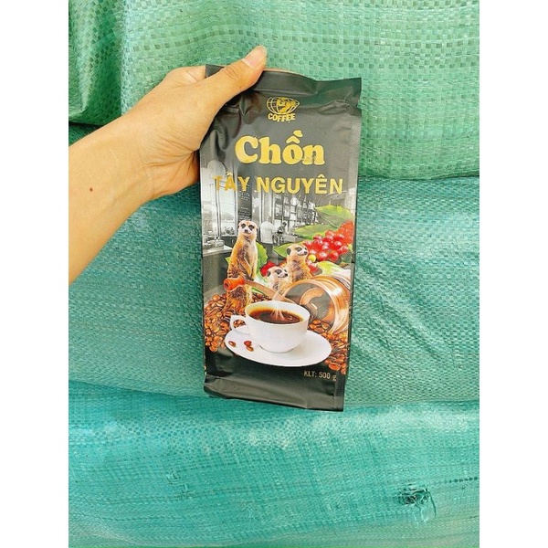 Cà phê chồn rang tây nguyên - gói 500gr