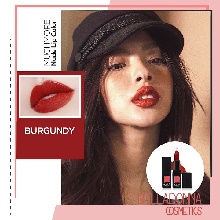 [Săn Sale 85%] Son Thỏi Lì MUCHMORE NUDE LIP COLOR 3.5g