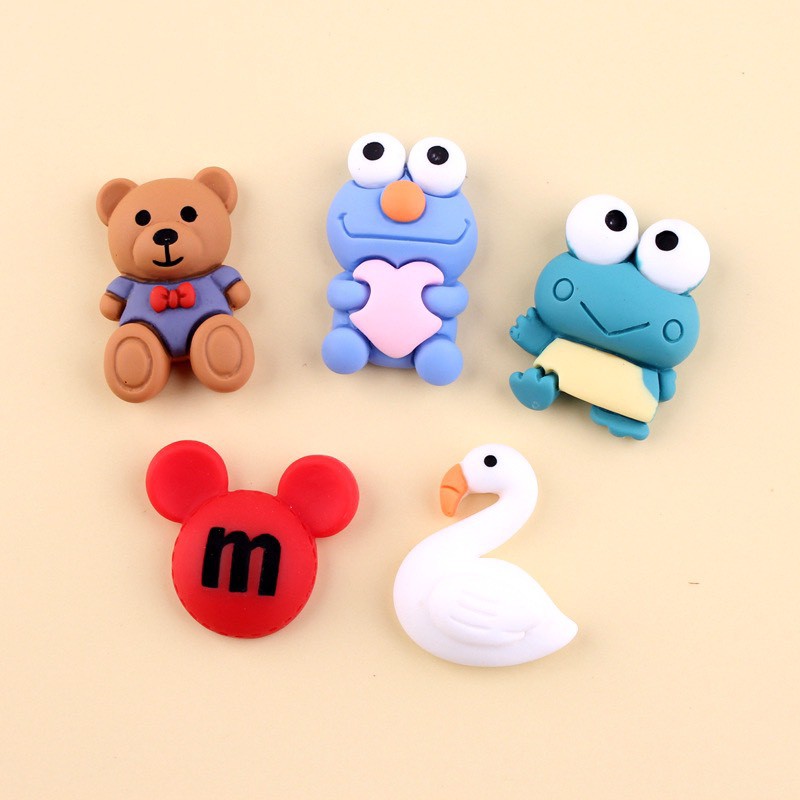 Hình Charm, sticker hoạt hình -kute trang trí vào sục, giày dép, vỏ điện thoại