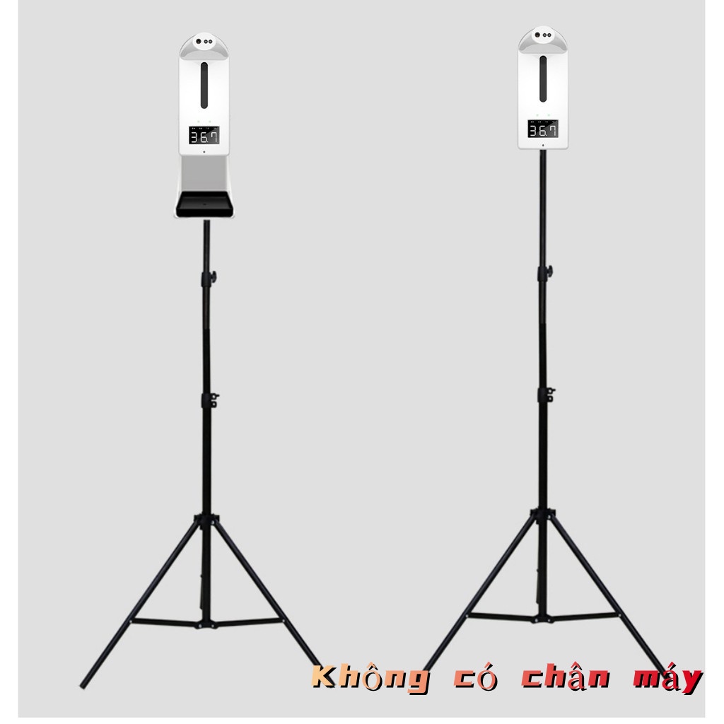 Máy đo thân nhiệt hồng ngoại tích hợp cảm biến phun nước rửa tay sát trùng tự động K10pro (không kèm chân máy）