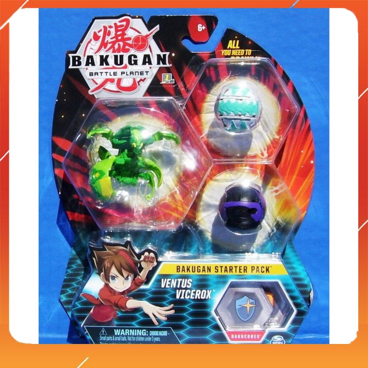 Vỉ đồ chơi 3 con Siêu chiến binh Bakugan