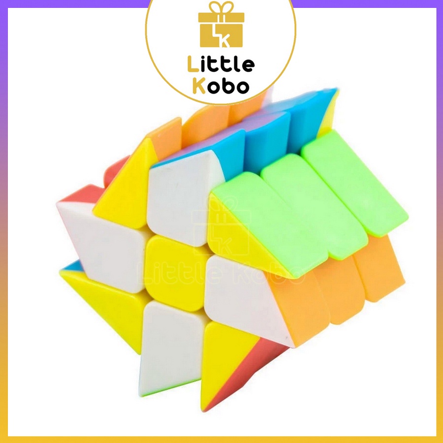 Rubik Windmill Cube Stickerless MoYu MeiLong MFJS Rubic Biến Thể Đồ Chơi Trí Tuệ