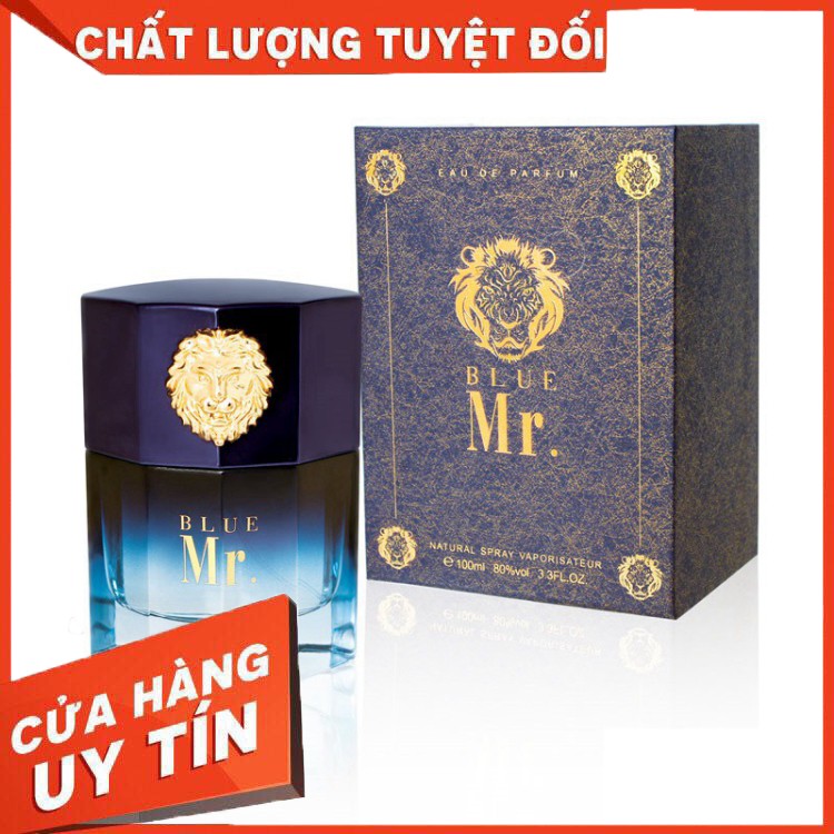 HÀNG NHẬP KHẨU -  [SIÊU KHỦNG] Nước Hoa Nam Chính Hãng Đầu Sư Tử BLUE DARK Mr SELLION 100Ml - Hàng Nhập Khẩu