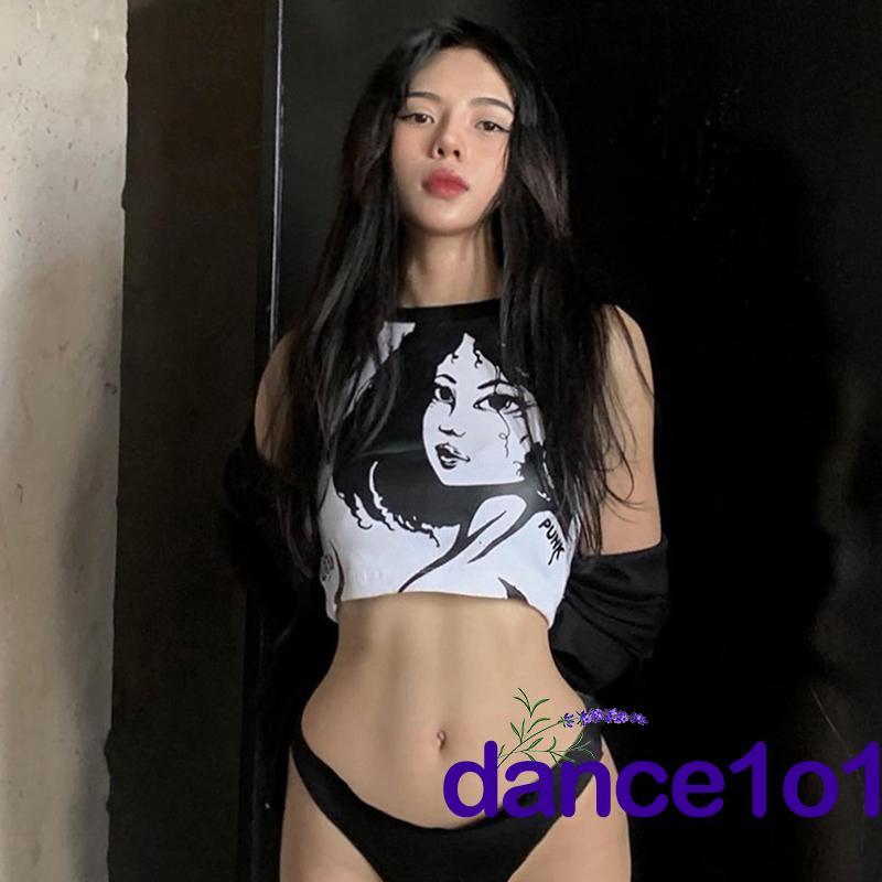 Áo Tank Top Ôm In Hình Chân Dung 1O1- Thời Trang Nữ