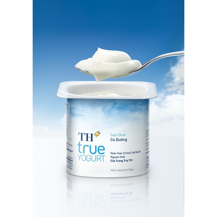 Sữa Chua TH True Milk Đủ Vị - Vỉ 4 Hộp x 100gr